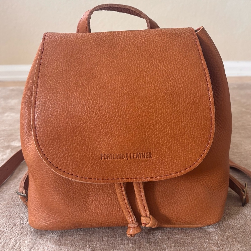 Portland Leather Dune Backpack